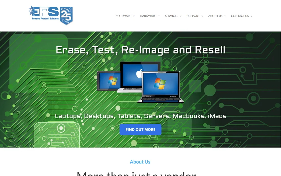 Extreme Protocol Solutions homepage
