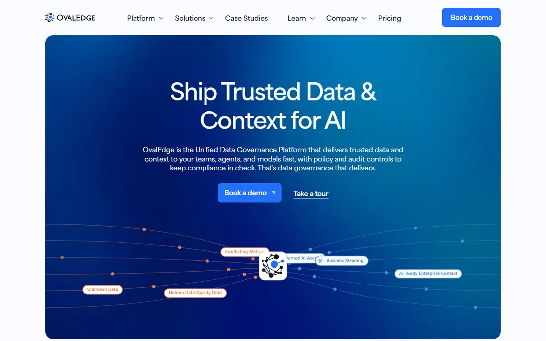 OvalEdge homepage