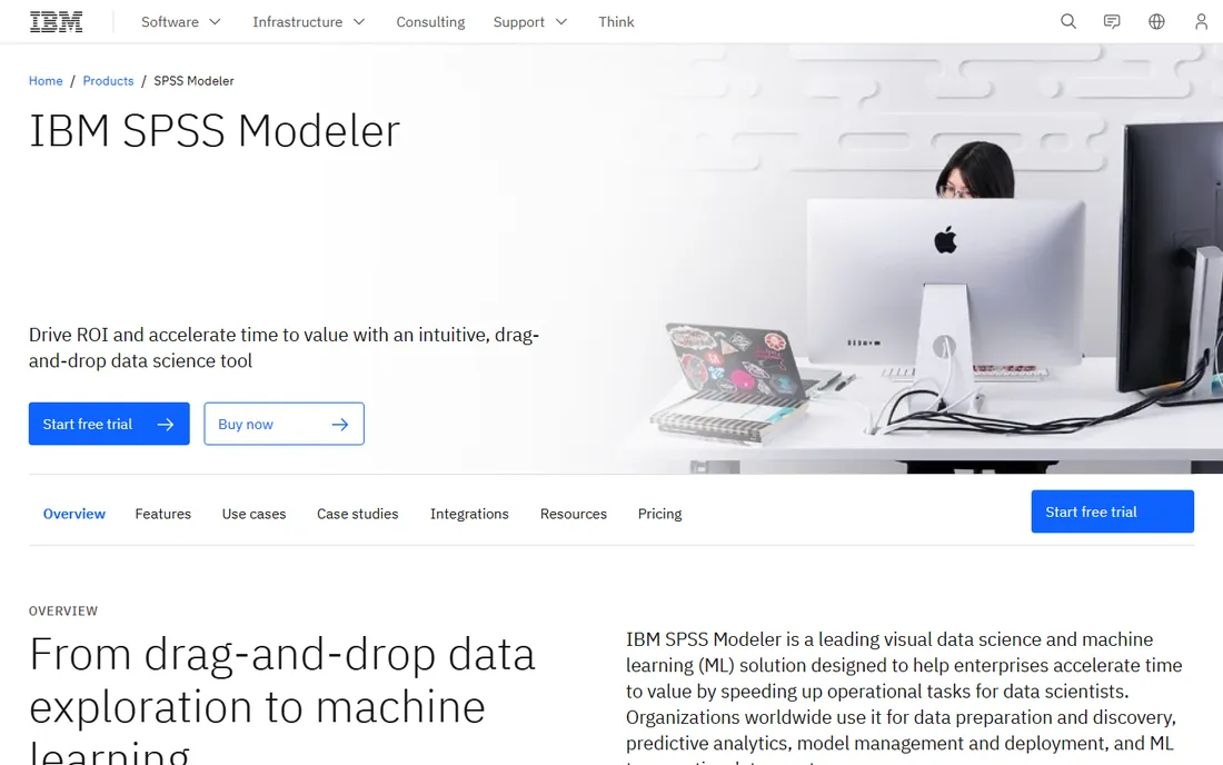 IBM SPSS Modeler homepage