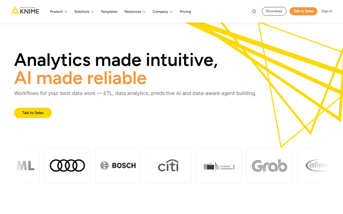 KNIME homepage