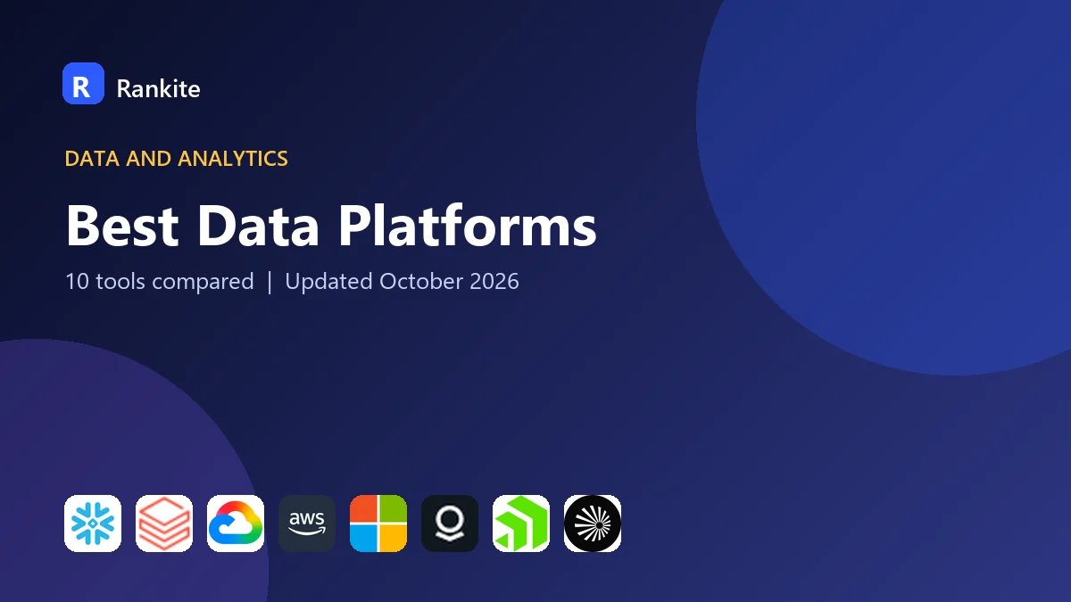 Best Data Platforms in 2026: 10 Tools Compared