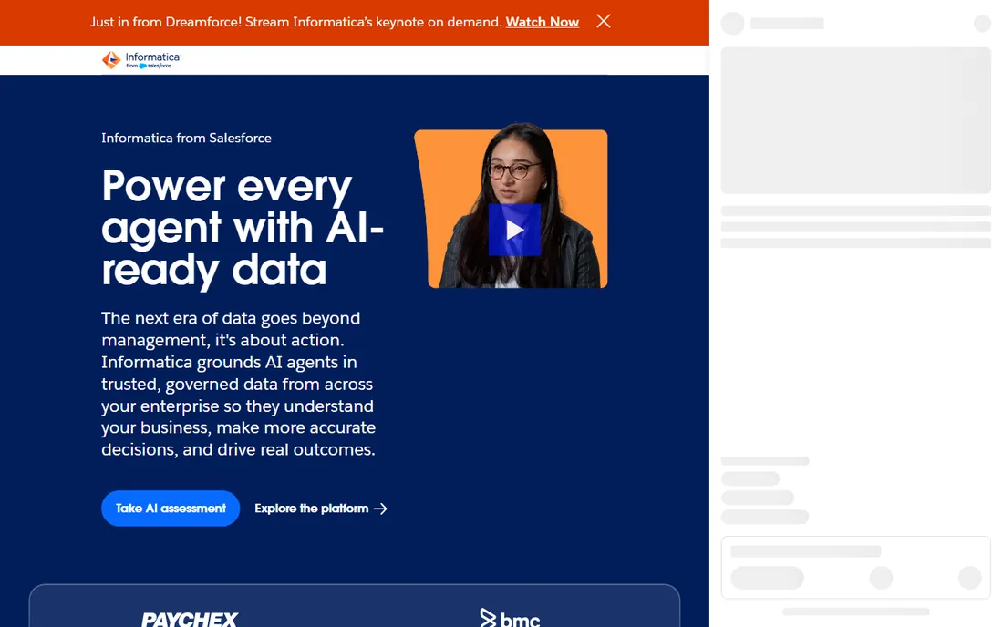 Informatica homepage