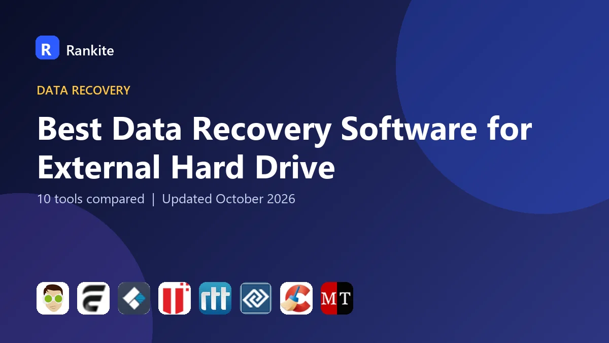 Best Data Recovery Software for External Hard Drive in 2026: 10 Tools Compared