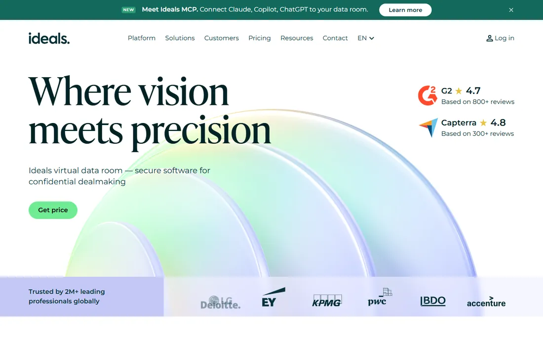 iDeals homepage