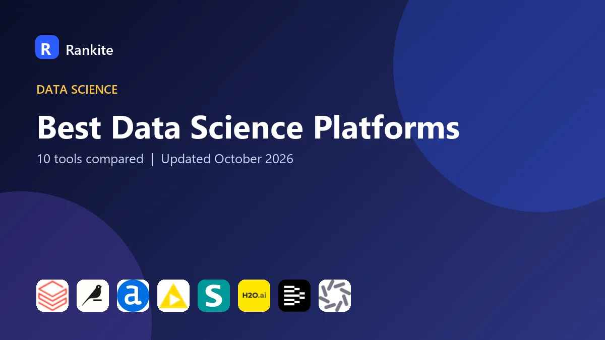 Best Data Science Platforms in 2026: 10 Tools Compared