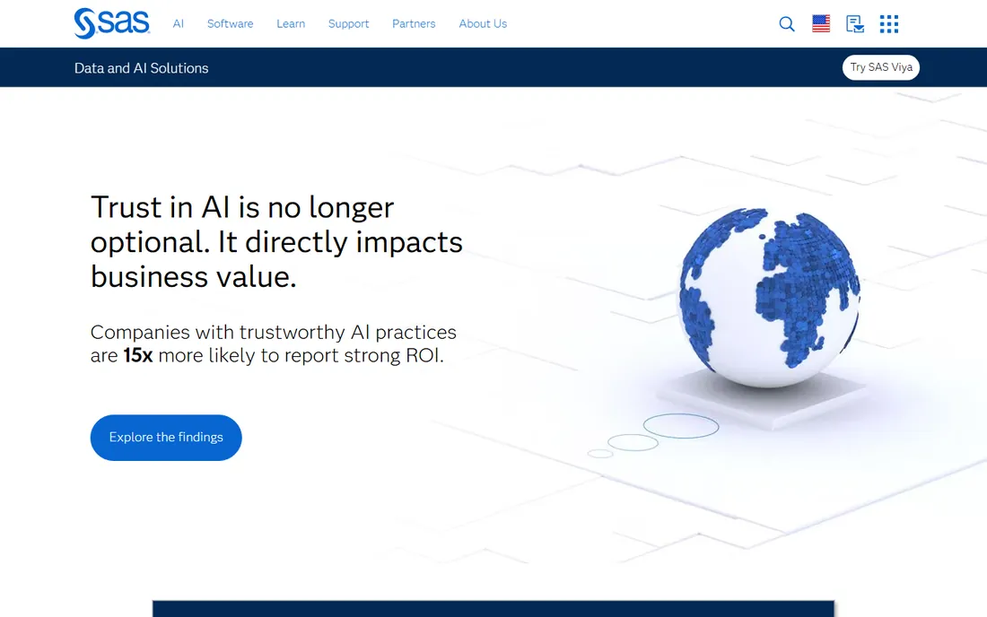 SAS homepage