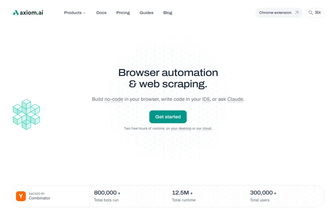 Axiom homepage