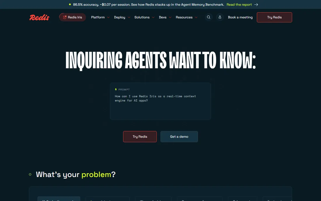 Redis homepage