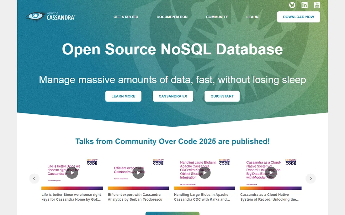Apache Cassandra homepage