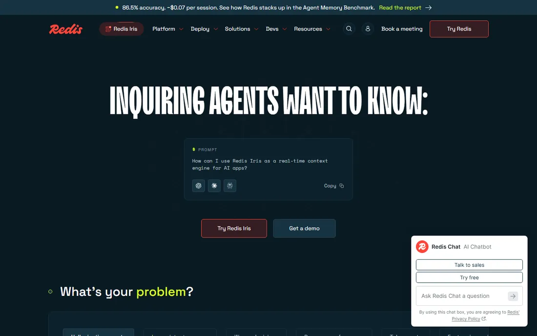 Redis homepage