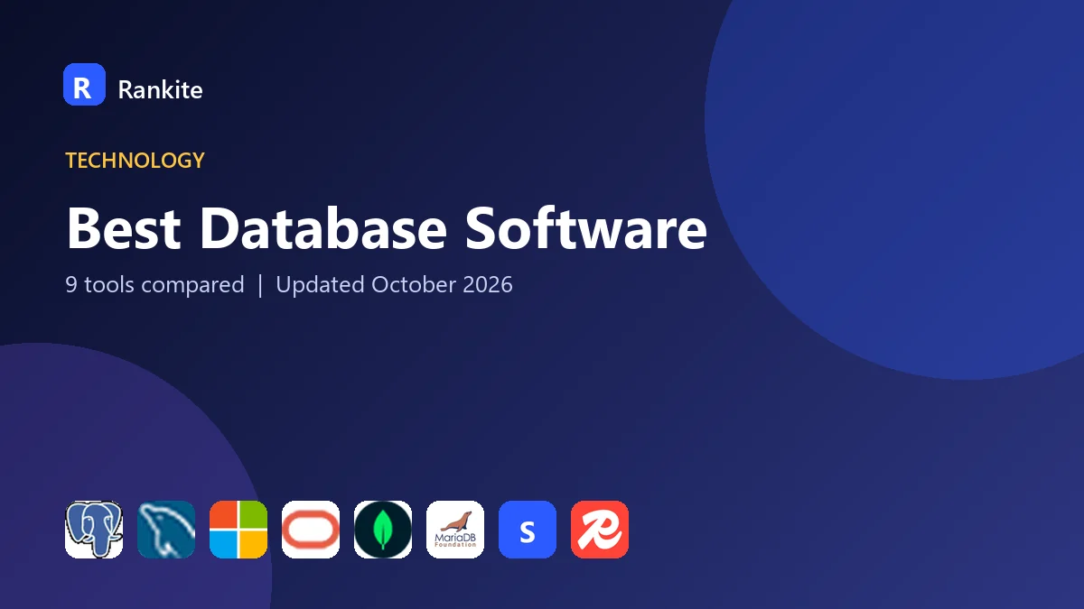 Best Database Software in 2026: 9 Tools Compared