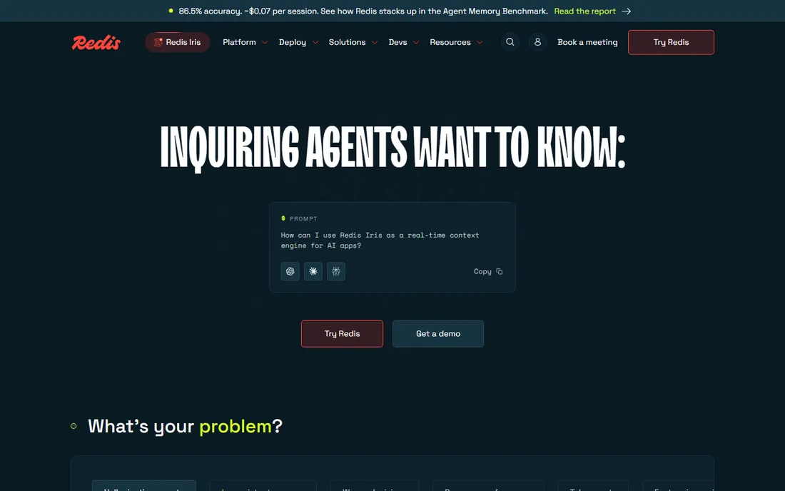 Redis homepage