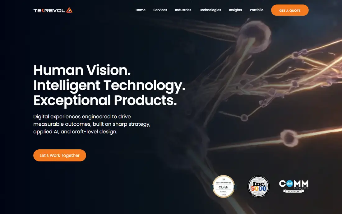 TekRevol homepage