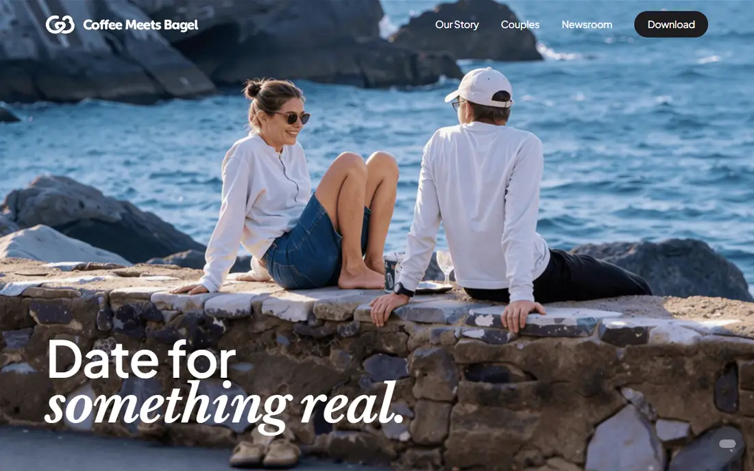 Coffee Meets Bagel homepage