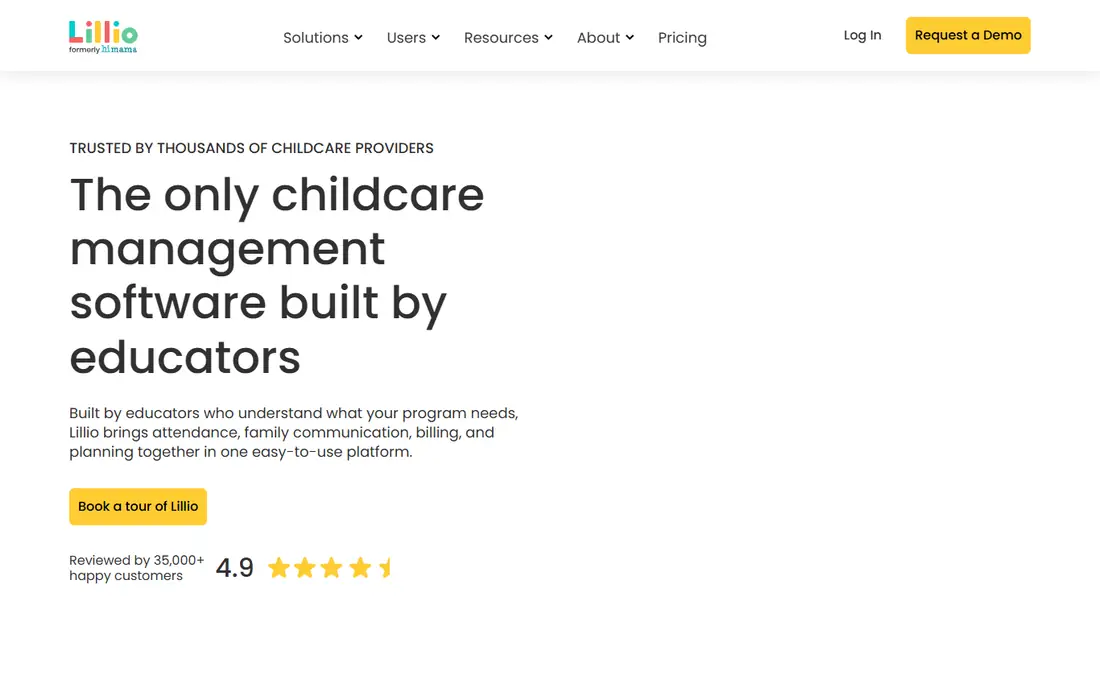 Lillio homepage