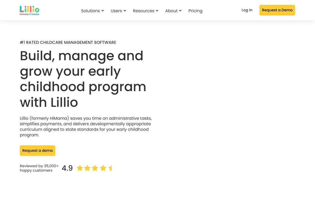 Lillio homepage