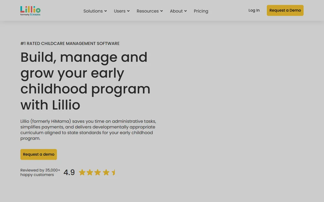 Lillio homepage
