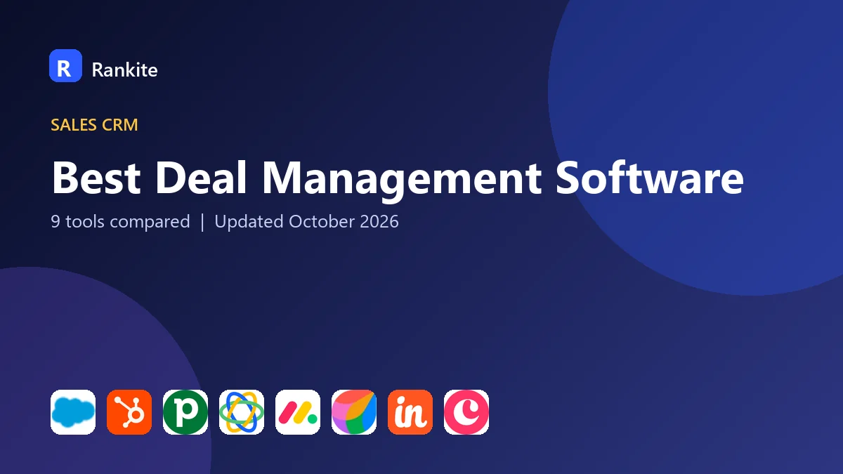 Best Deal Management Software in 2026: 9 Tools Compared