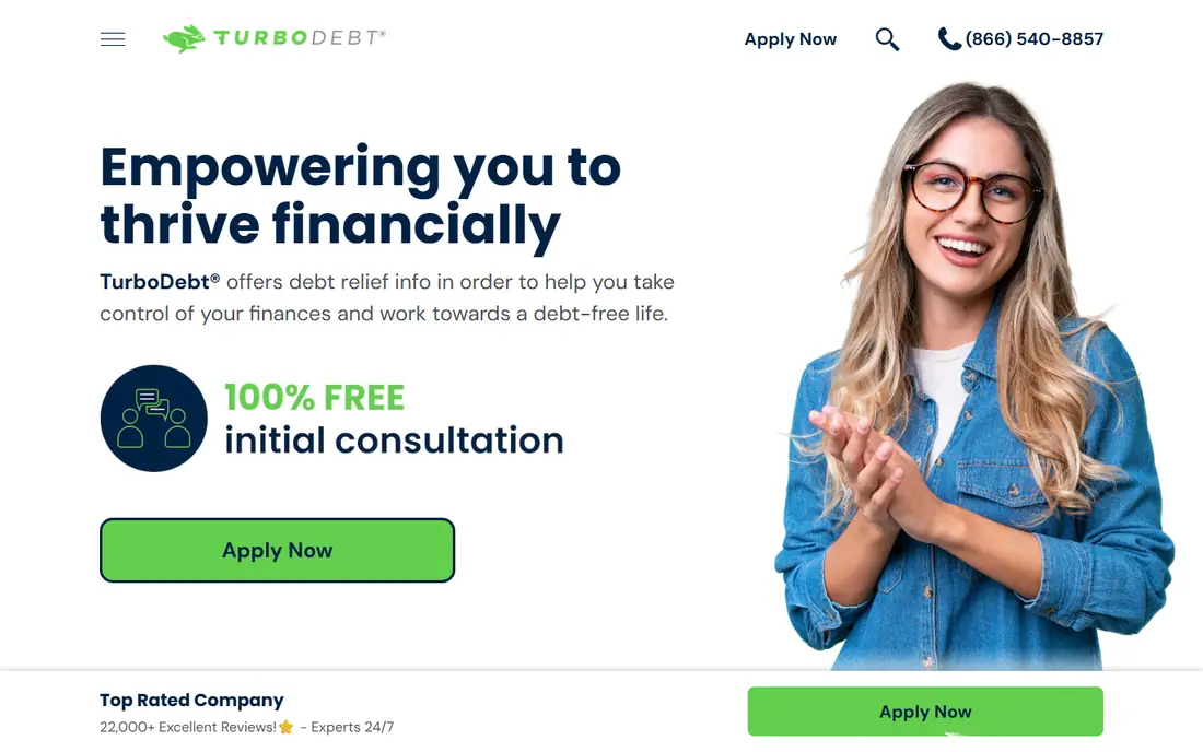 TurboDebt homepage