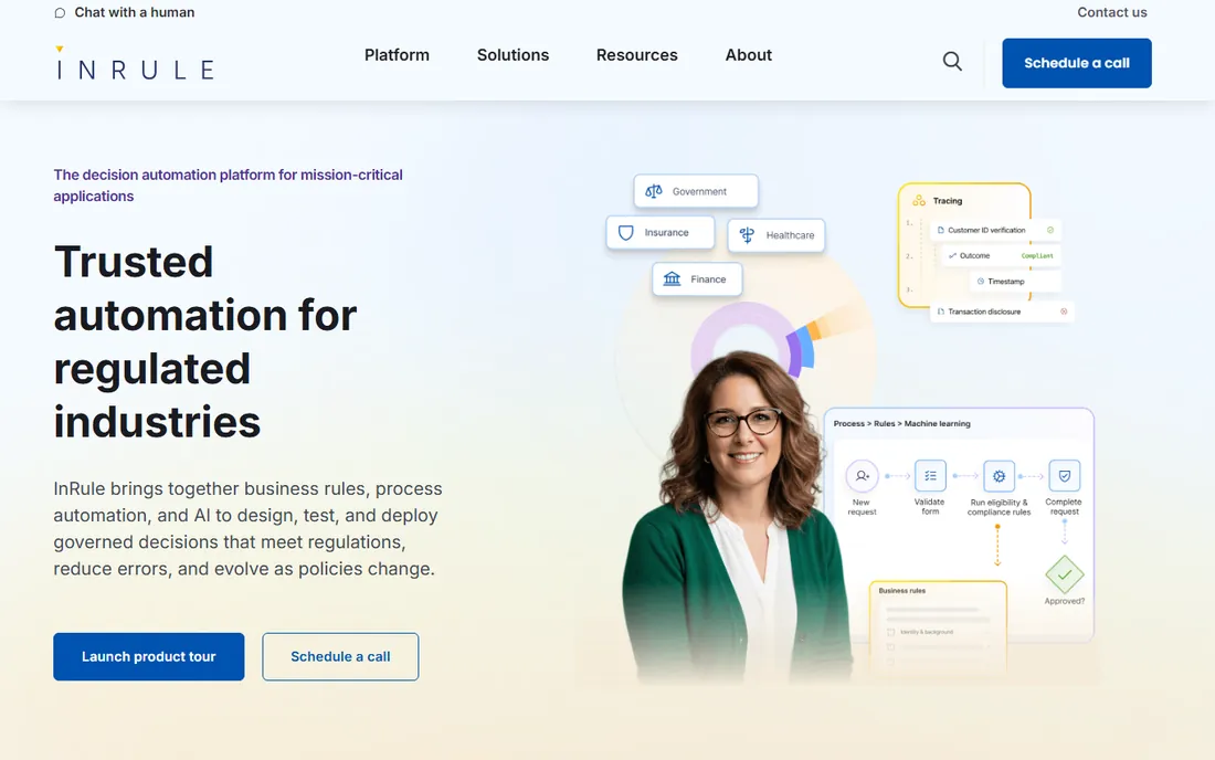 InRule homepage