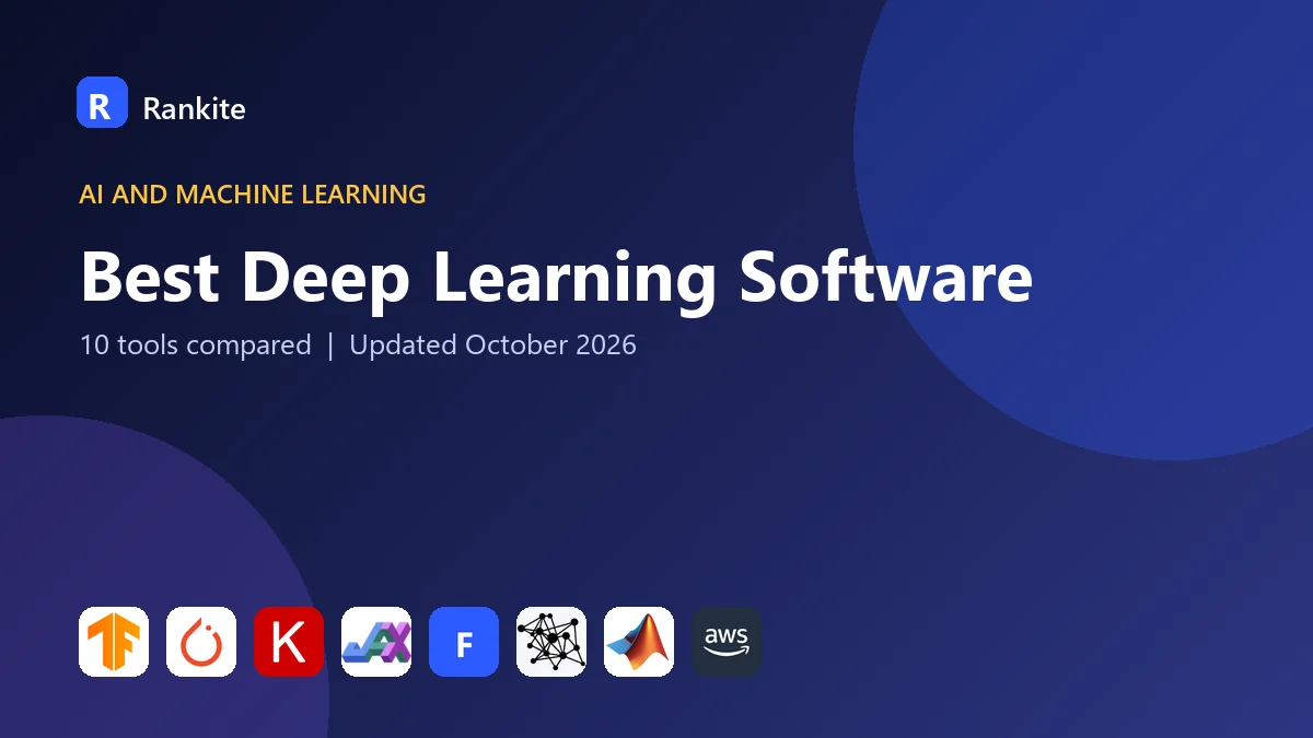 Best Deep Learning Software: 10 Tools Compared