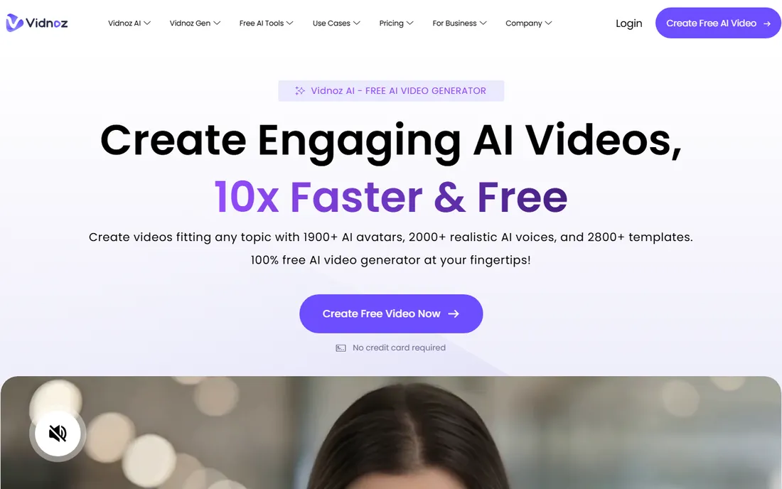 Vidnoz homepage