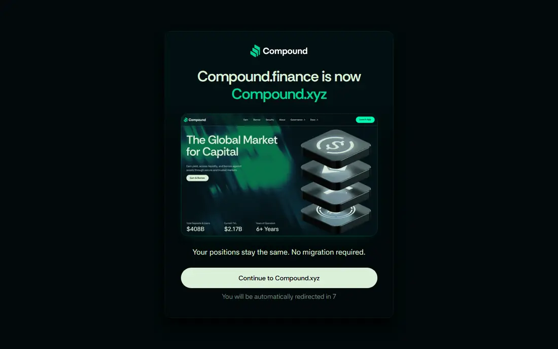 Compound homepage