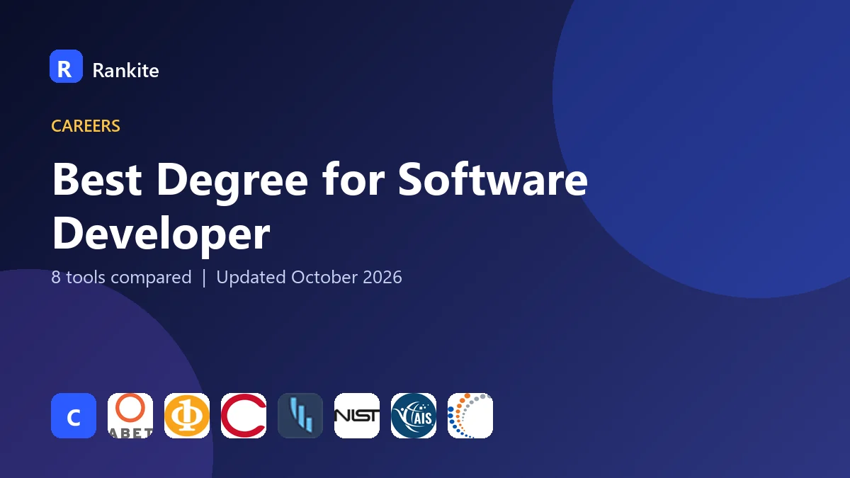 Best Degree for Software Developer: 8 Tools Compared
