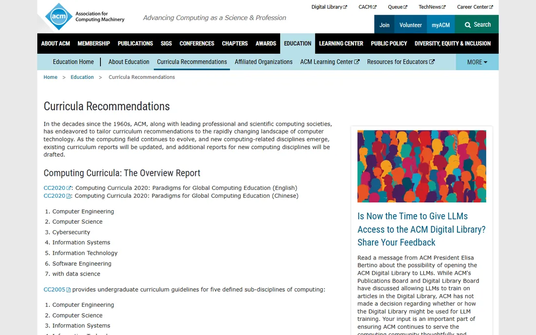 Computer Science (B.S.) homepage