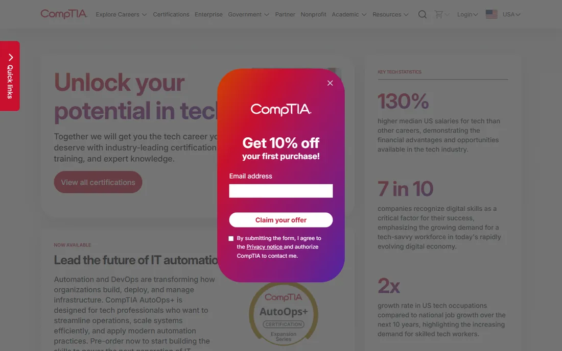 Information Technology (B.S.) homepage