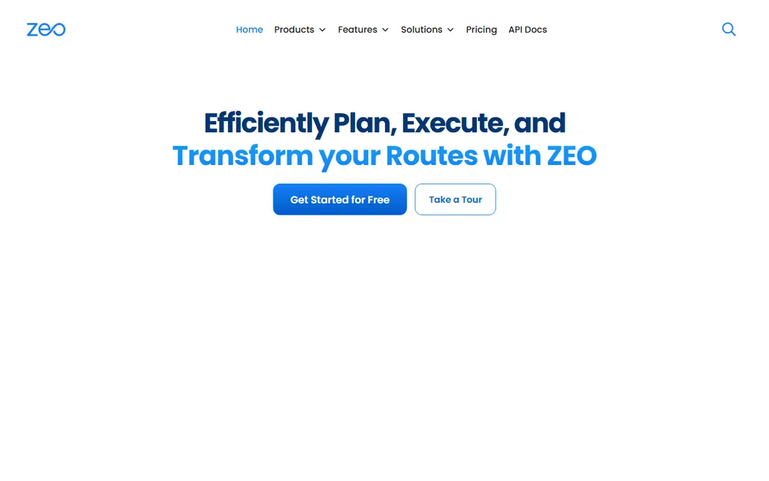 Zeo homepage