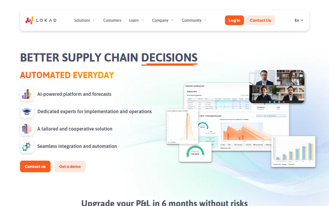 Lokad homepage