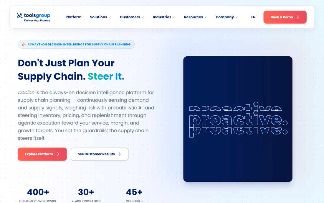 ToolsGroup homepage