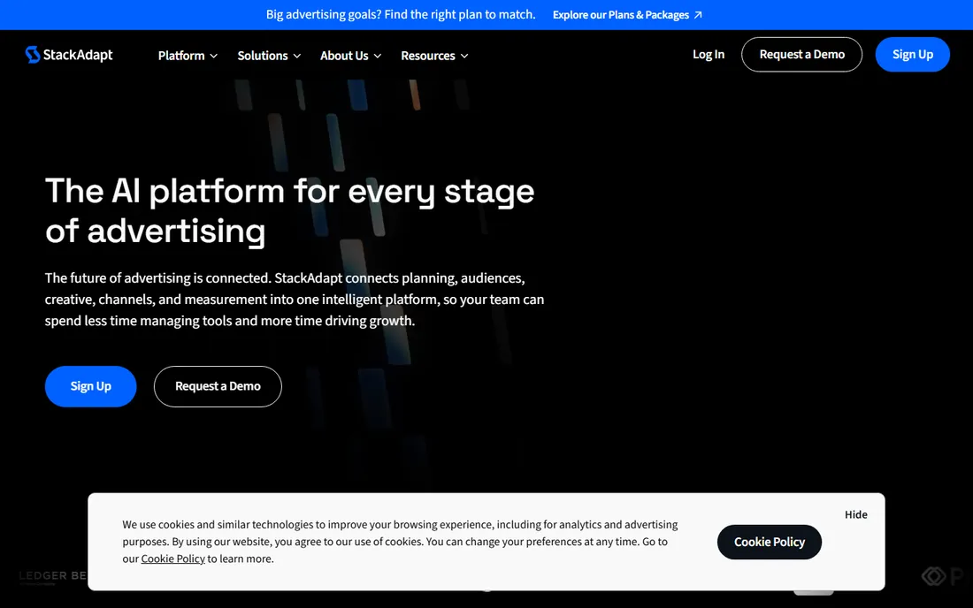 StackAdapt homepage