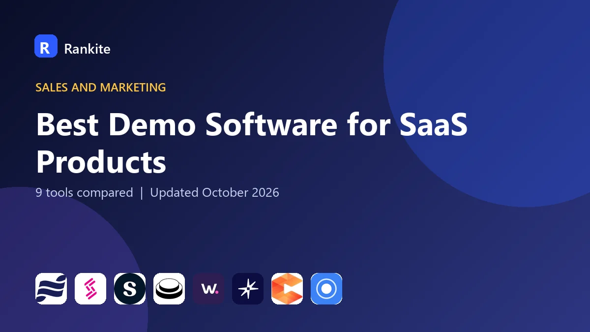 Best Demo Software for SaaS Products in 2026: 9 Tools Compared
