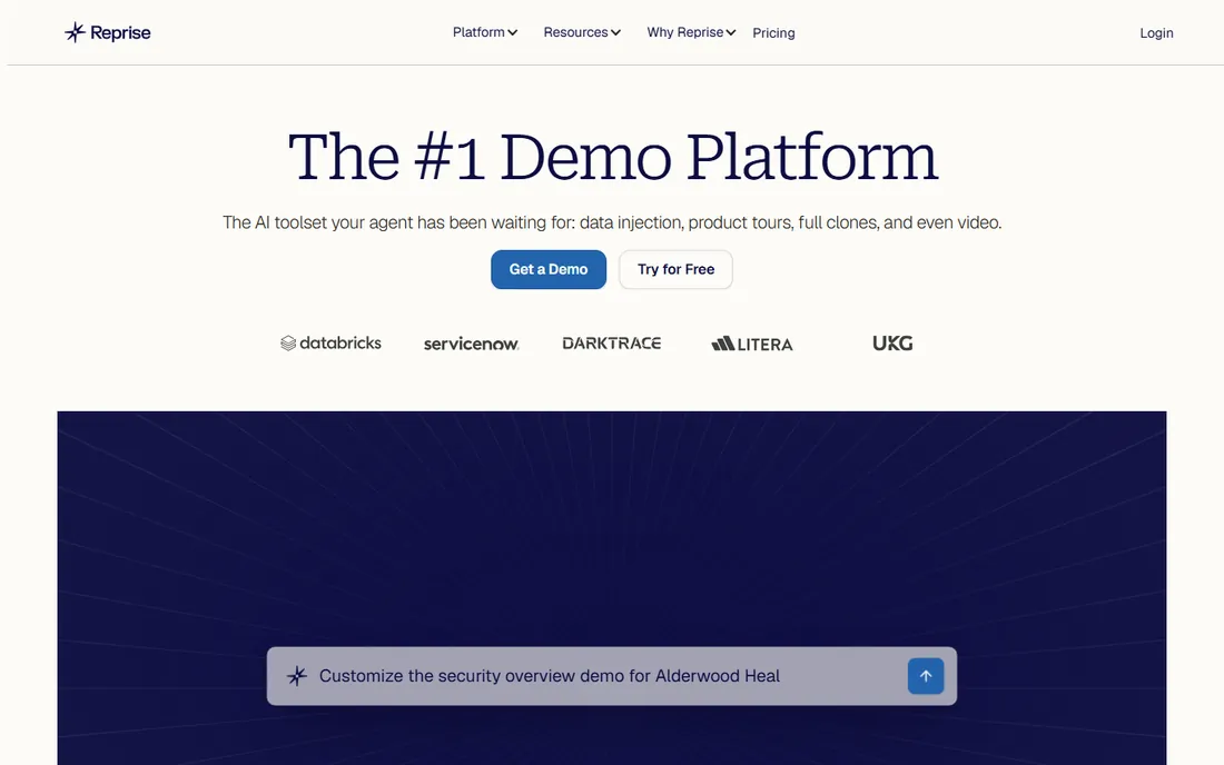 Reprise homepage