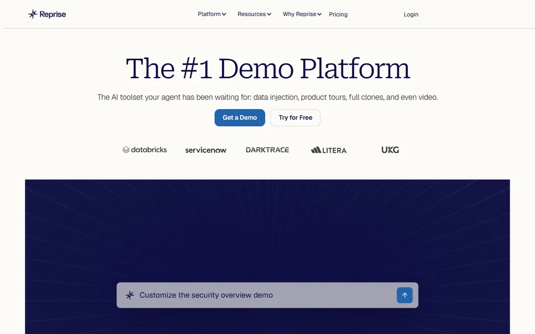 Reprise homepage