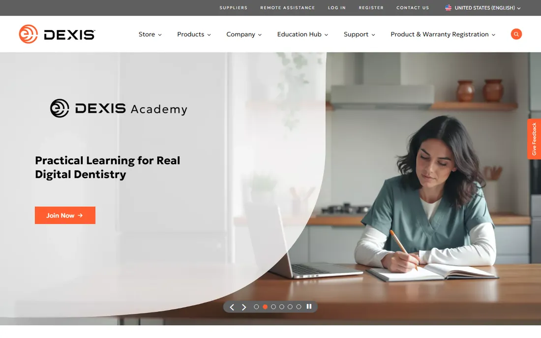 DEXIS Imaging Suite homepage