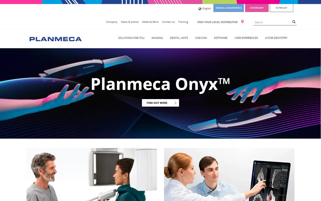 Planmeca Romexis homepage