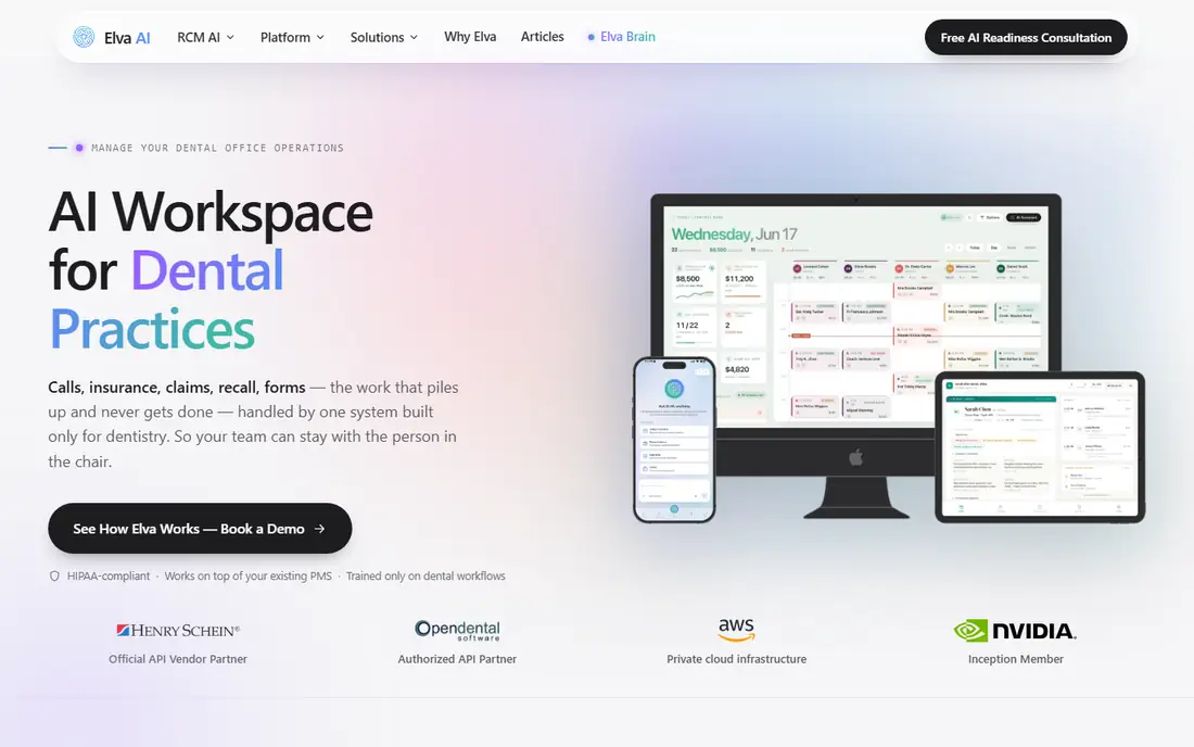 Elva homepage