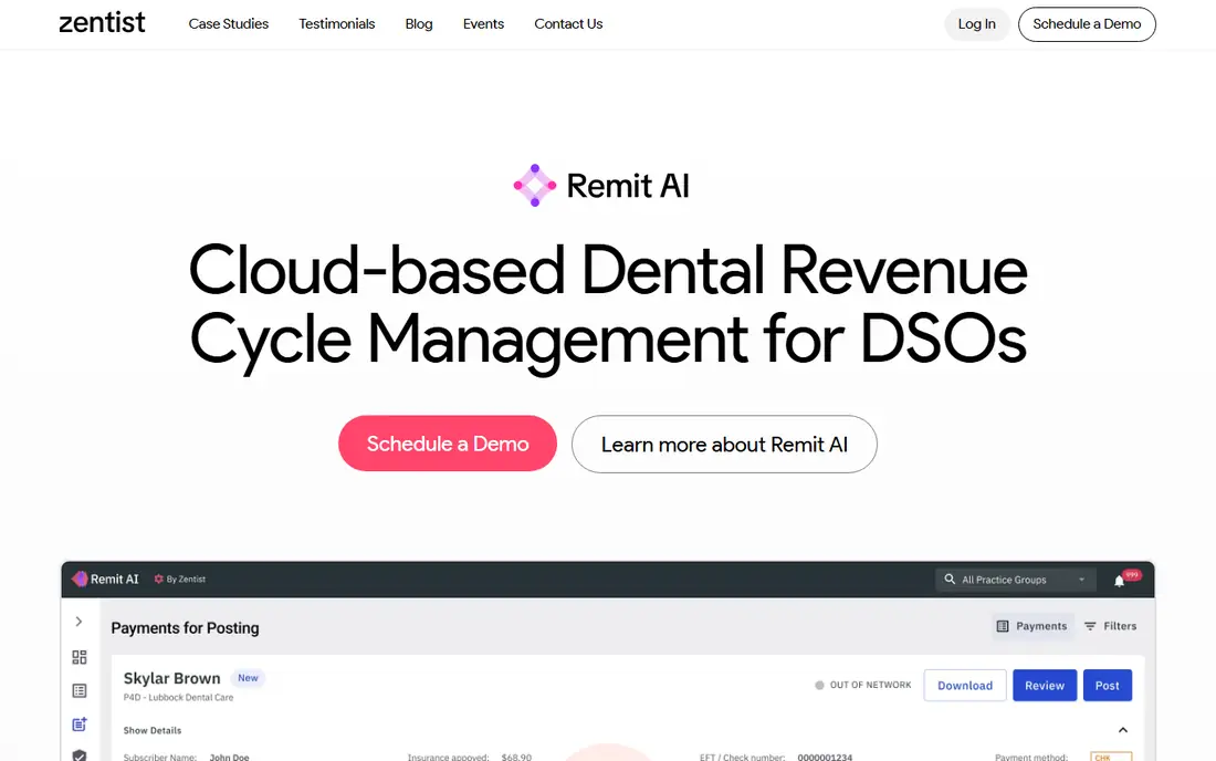 Zentist homepage