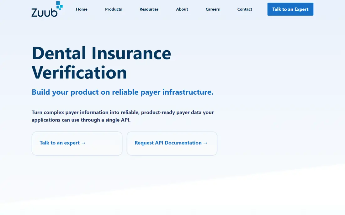 Zuub homepage