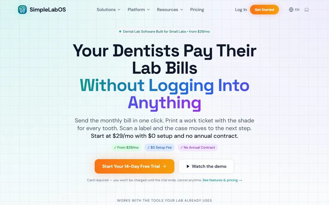 SimpleLabOS homepage