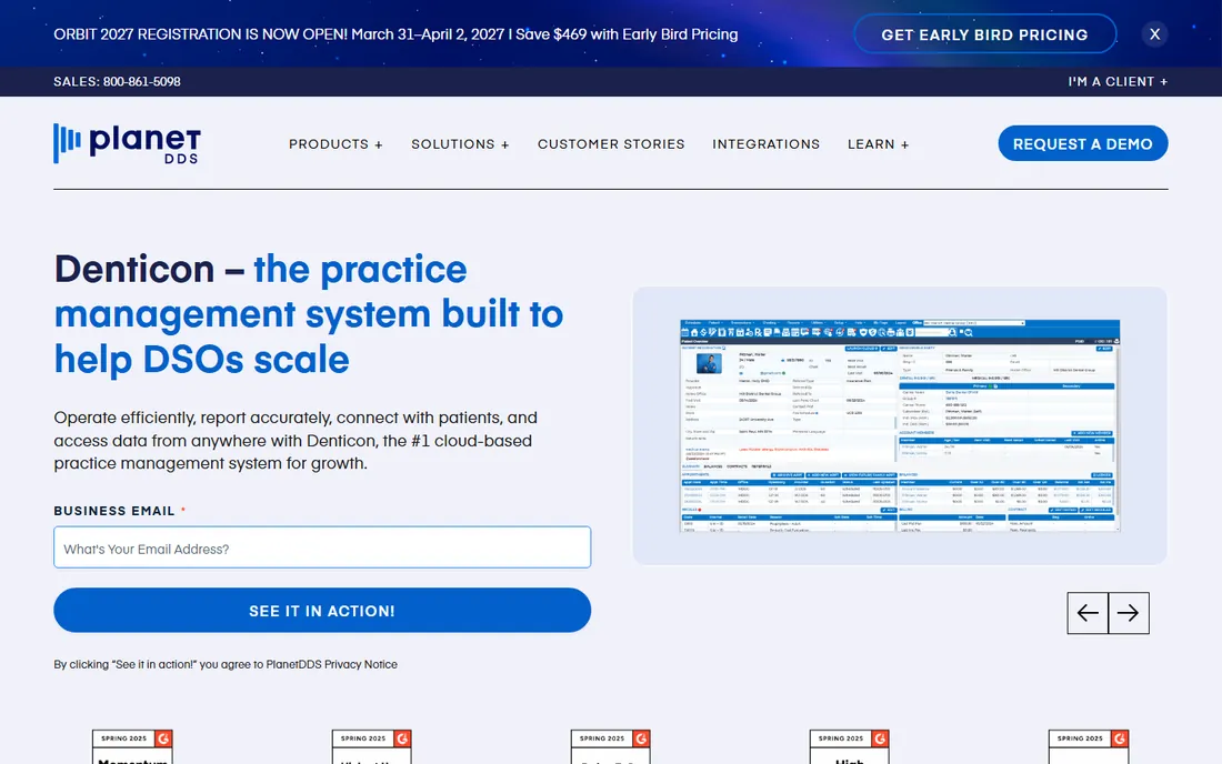 Denticon homepage