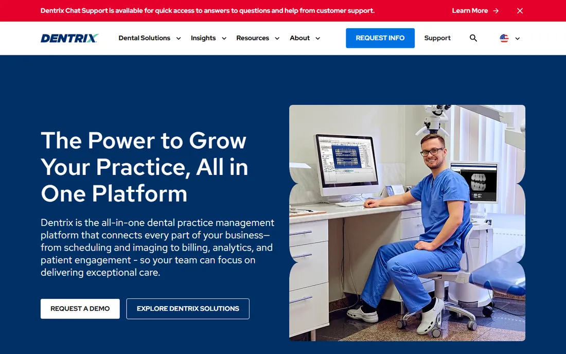 Dentrix homepage