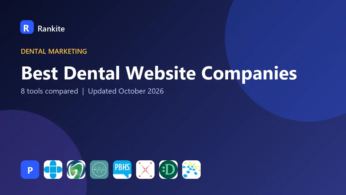 Best Dental Website Companies in 2026: 8 Tools Compared