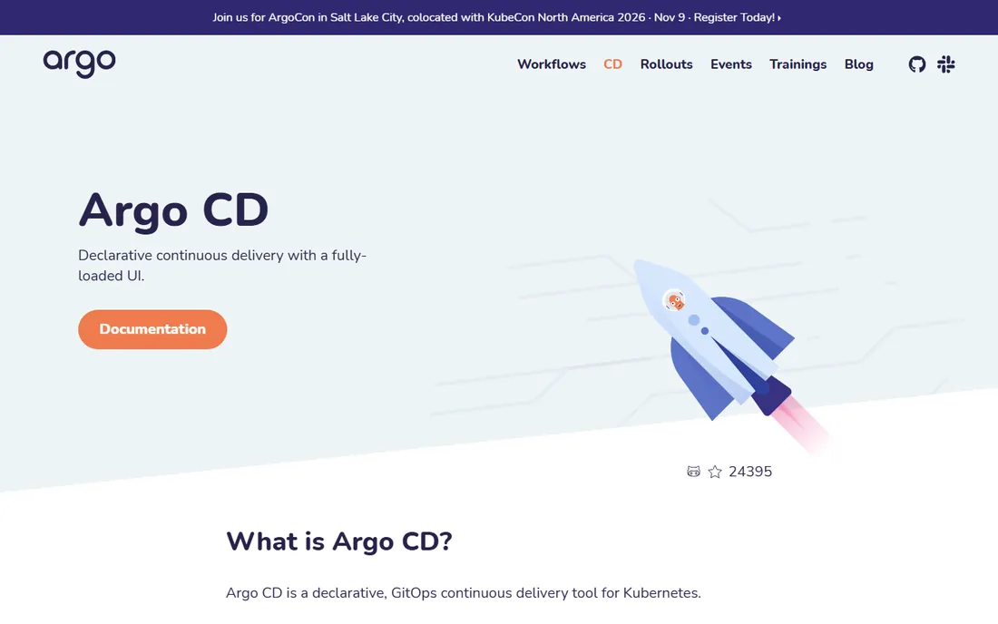 Argo CD homepage