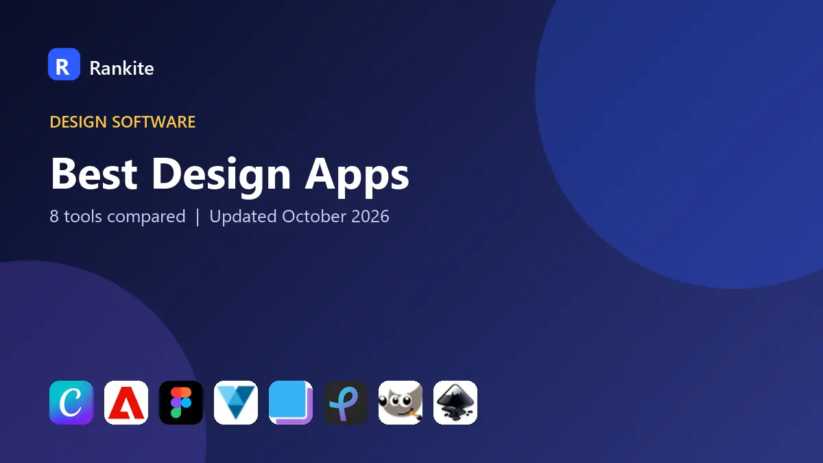 Best Design Apps in 2026: 8 Tools Compared