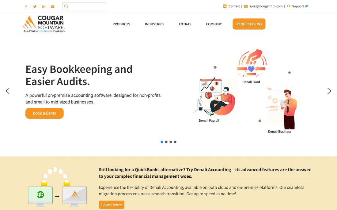 Denali homepage