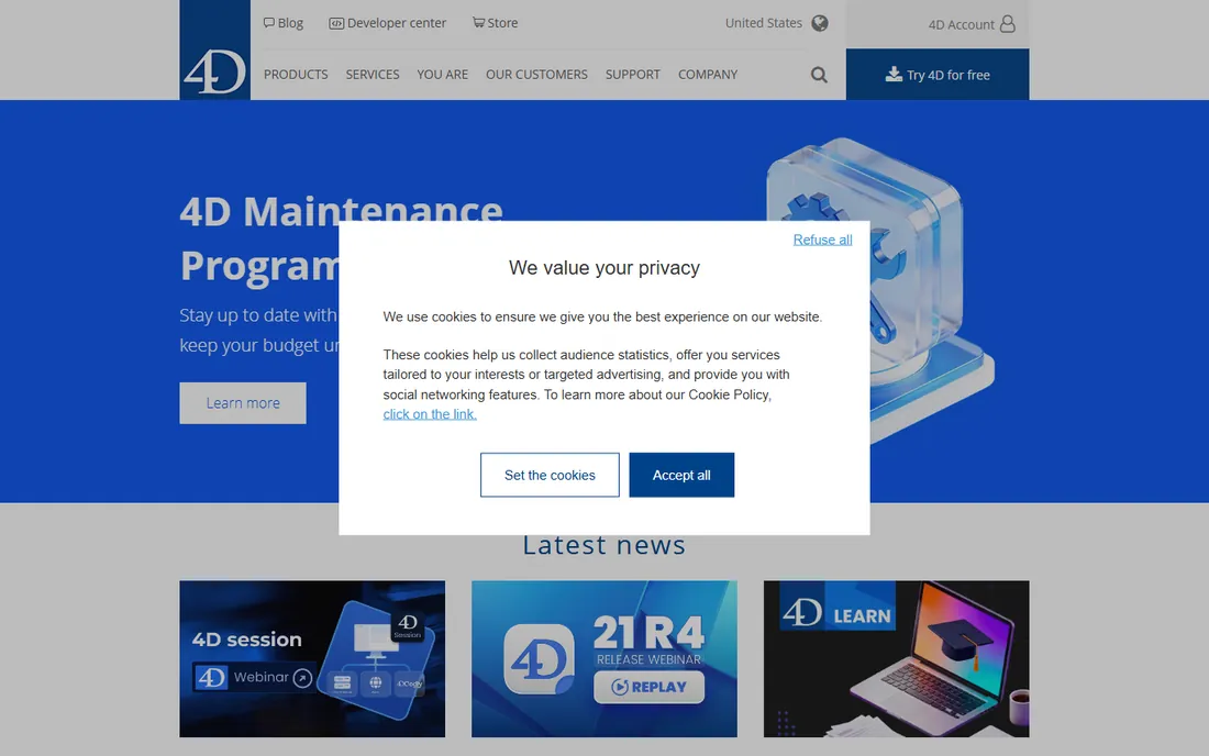 4D homepage